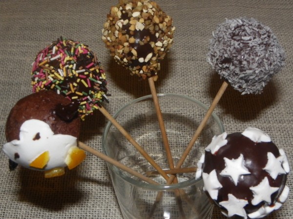 Pop cakes de Noel au chocolat