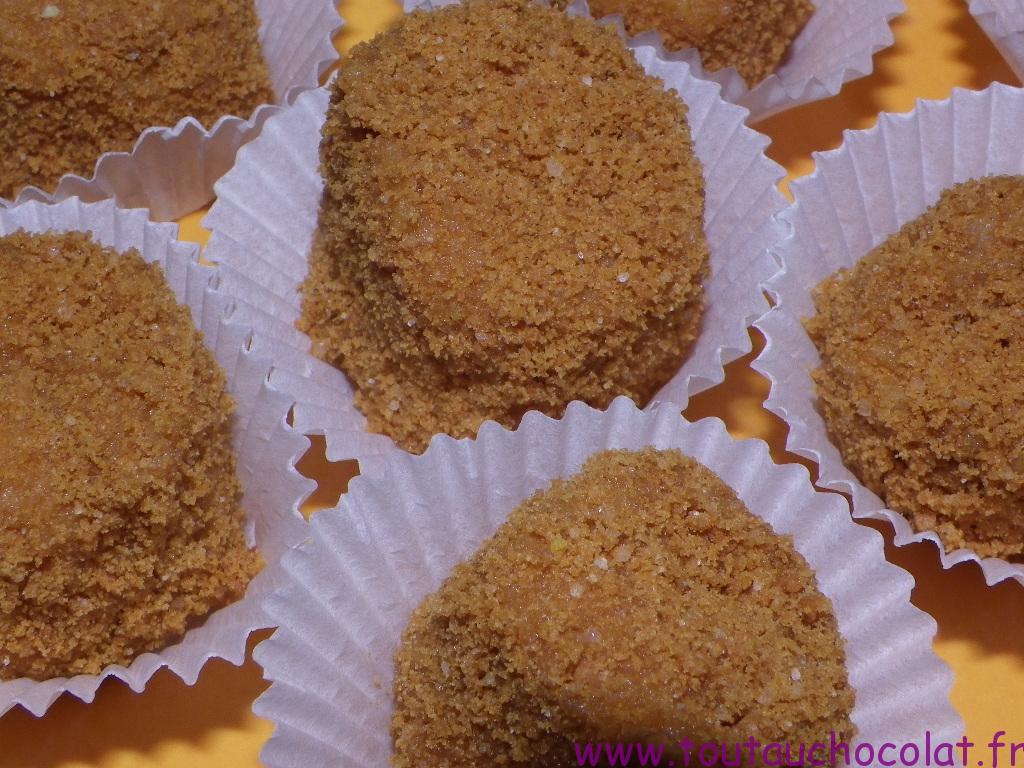 Truffes au chocolat blanc et au speculoos