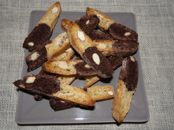 croquants au chocolat et aux amandes