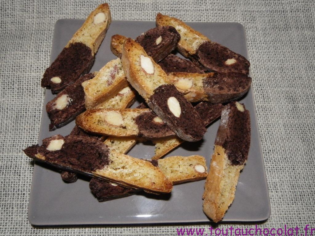 croquants au chocolat et aux amandes