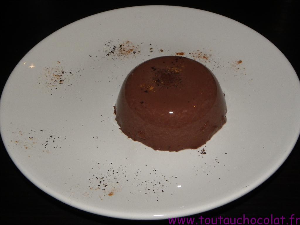 flan au cacao et aux 2 épices