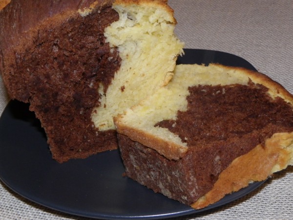 Brioche tressée au chocolat