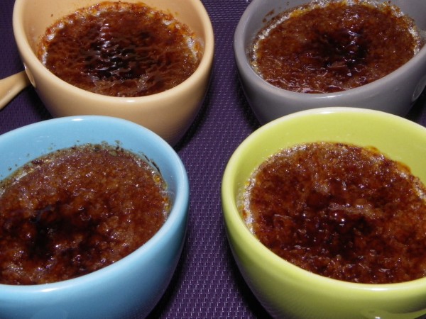 Crème brûlée au chocolat caramel