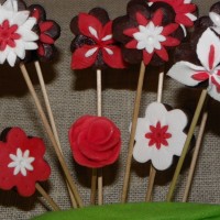 bouquet de sablés au chocolat