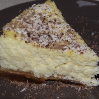 cheesecake chocolat blanc noix de coco
