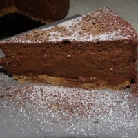 Cheesecake tout chocolat