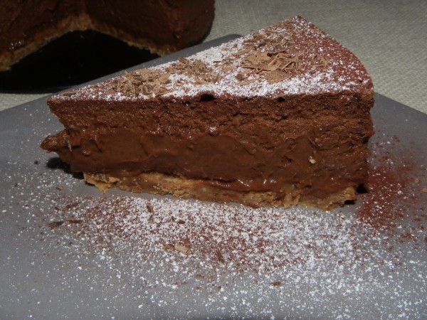 Cheesecake tout chocolat