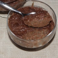 riz au lait au chocolat noir