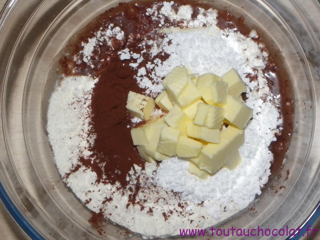 Une recette de pâte sablée au chocolat.
