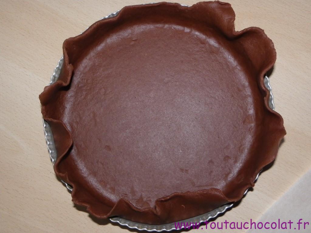 Une recette de pâte sablée au chocolat.