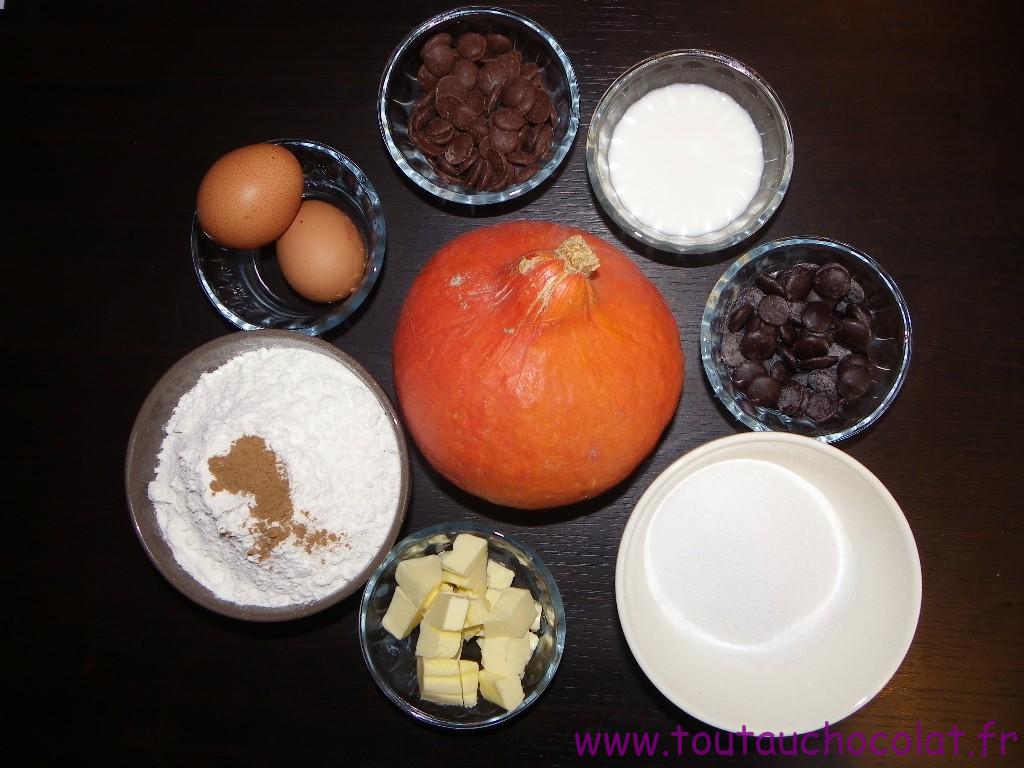 Muffin au potimarron et au chocolat au lait