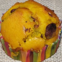 Muffins au potimarron et au chocolat au lait