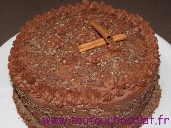 gâteau aux épices et au chocolat