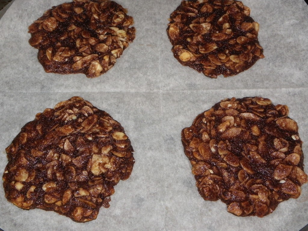 tuiles amandes chocolat noir