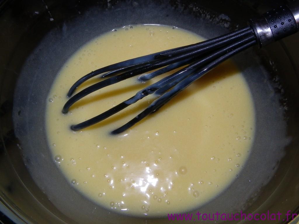 Moelleux au chocolat blanc façon tarte au citron meringuée